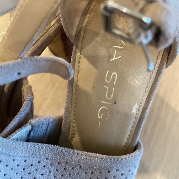 Via Spiga Suede Make me Nude heels size 6 - Picture 4 of 6
